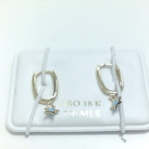 CRIOLLA OVALADA ESTRELLA ESMALTE AZUL