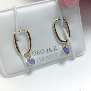 CRIOLLA OVALADA ESMALTE LILA CORAZON