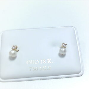 DOR. TU/YO CIRCO O/A 2.5MM PERLA 4