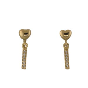 PTE. BRILL. 0.036 CT BARRA CORAZON O/A