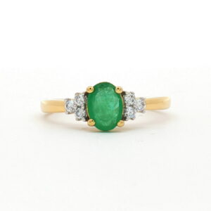 AN.OA  BRI. 0.17CT  + ESMERALDA 0.85 CT