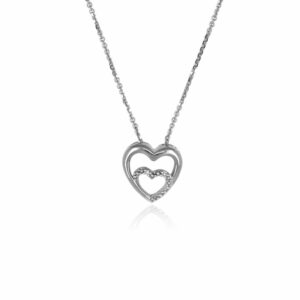 GAR. BRILL. 0.007 CT DOS CORAZONES O/B