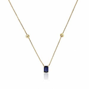 GAR. BRILL. 0.02 CT + ZAFIRO AZUL