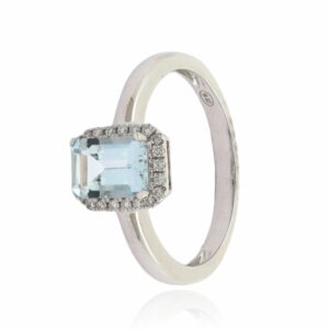 AN BRILL. 0.103 Ct Y AGUAMARINA 0.918 Ct