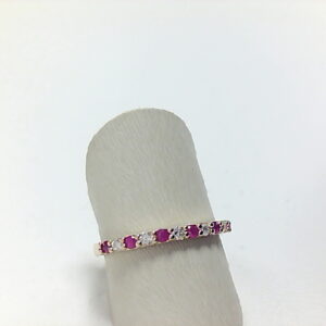 AN. BRILL 0.12 Ct Y RUBIES
