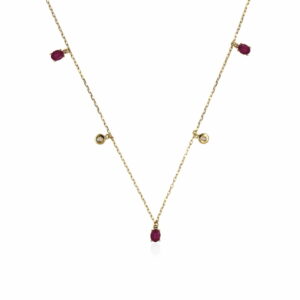 GAR, BRILL 0.02 Ct  Y RUBIES