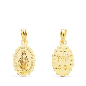MEDALLA VIRGEN MILAGROSA 15X10 MM