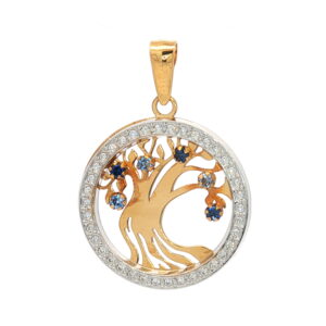 COLG. ARBOL DE LA VIDA CIRCO AZULES/BCO