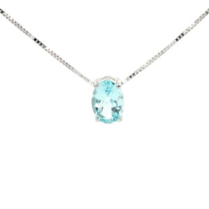 GAR. AGUAMARINA 0.71 Ct OVAL GRAPAS O/B