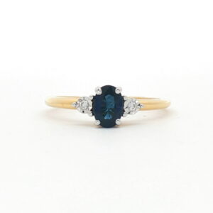 AN OA 2BR 0.02 CT +  ZAF 0.6 CT OVAL