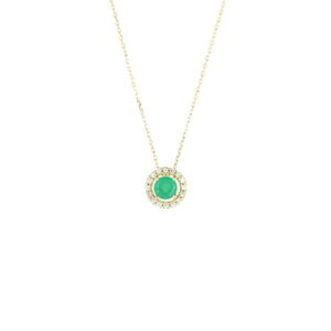 GAR. BRI. 0.085 + ESMERALDA 0.25 Ct O/A