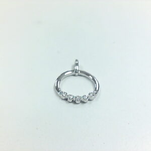 COLG. BRI. 0.15 Ct ARO + 5 PIEDRAS O/B