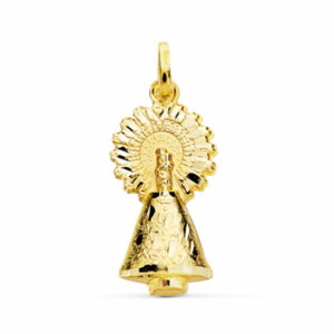 MEDALLA SILUETA VIRGEN PILAR 18 MM
