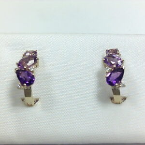 PTES. BR. 0.07 Ct+ AMATISTAS 2.44 Ct O/A