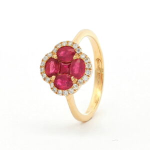 ANLL OA  BRI. 0.17 Ct+ RUBI 0.78 Ct VC