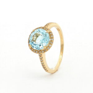 AN OA  BRI. 0.17 CT  + TOP. AZ 2.45 Ct