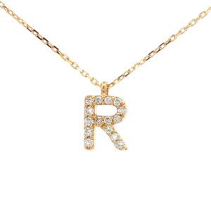 GAR. BRI. 0.04 Ct LETRA R
