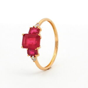 AN. BRI. 0.07 CT+ RUBI 1.51 CT O/A