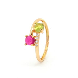 AN. BRI. 0.036CT PERIDOTO Y TURMALINA