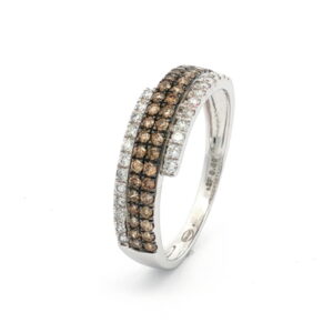AN OB  BRI. 0.23 CT+0.366 CT B/BROWN