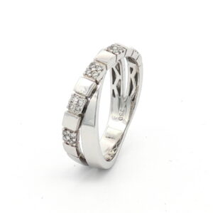 ANIL. OB  BRILL. 0.120 CT X CUADRADITOS