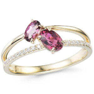 AN. BRI. 0.10 CT+ TURMALINAS 0.68 CT O/A
