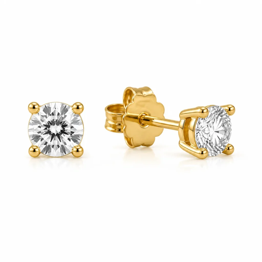 PENDIENTES PRESION BRILLANTES