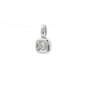 COLG. BRI. 0.10 CT CHATON CUADRADO