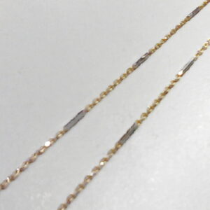 CADENA BARRITA BICOLOR