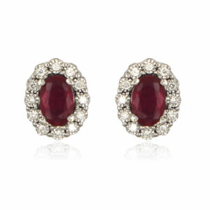 PTE. BRI. 0.11CT + RUBI 1.20 CT O/B