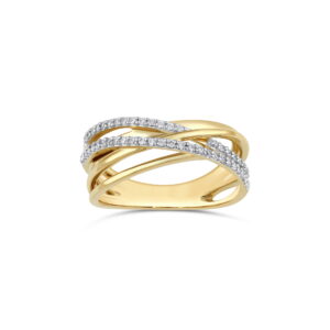 AN. BRI. 0.25 Ct 5 BANDAS CRUZADAS O/A