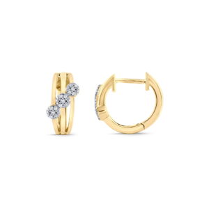 AROS BRI. 0.10 Ct 3 DISCOS PAVE O/A