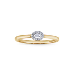 AN. BRI. ROSET 0.04+BAGUET 0.02Ct  O/A
