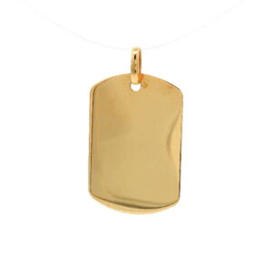 PLACA TIPO MILITAR O/A 16X24 MM