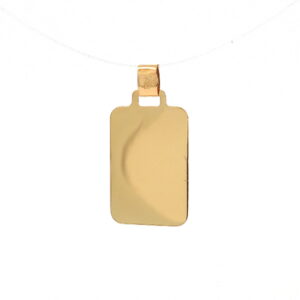 PLACA O/A 12X20 MM BRILLO