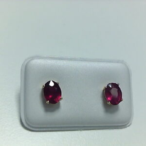 PTE. RUBI OVAL 8X6 GRAPA PRESION O/A