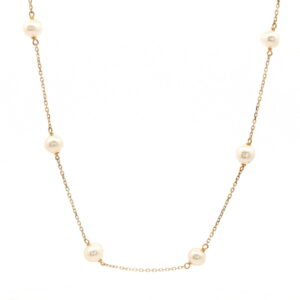 GAR. O/A CADENA CON PERLAS 5 MM