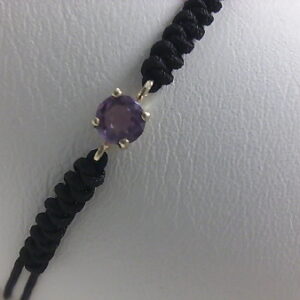 PUL. O/A 9 KT AMATISTA MACRAME
