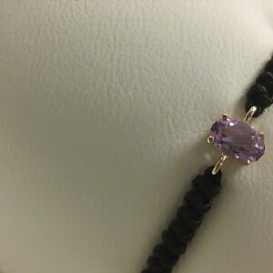 PUL. O/A 9 KT AMATISTA MACRAME