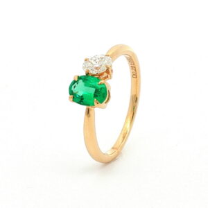 AN. BRI. 0.29 CT OV+ ESMER. 0.63 CT O/A