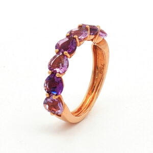AN AMAT. LILAC 1.15 CT+ 1.40 CT PINK O/R