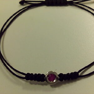 PUL. CHATON RUBI MACRAME O/B