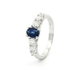 AN. BRI. 0.42 CT +ZAFIRO 0.76 CT O/B