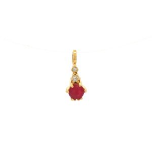 COL. BRI. 0.022 CT+ RUBI 3.5 MM O/A