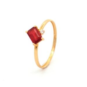 AN. BRI. 0.02 CT + RUBI 0.89 CT O/A